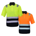 Pinnacle Two Tone Hiviz Golf Shirt