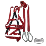 Pinnacle Alpha Double Lanyard Full Body Harness Scaffold Hook With Waist Belt