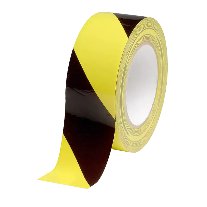 Pinnacle Barrier Tape 75mm x 50mic (Black & Yellow)