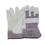 Pinnacle Candy Stripe Chrome Leather Glove