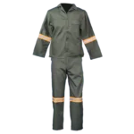 Pinnacle Dark Green Acid Resistant Conti Suit with Reflective Tape