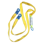 Pinnacle Double Lanyard With Shock Absorbor & Snap Hook