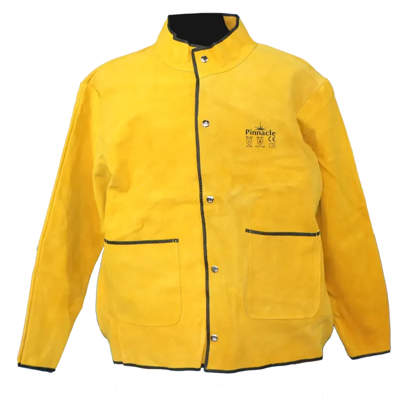 Pinnacle Yellow Suede Leather Welding Jacket