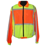 Pinnacle Lime & Orange Reflective Jacket With Sleeve