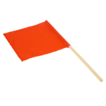 Pinnacle Red Flag Wooden Handle