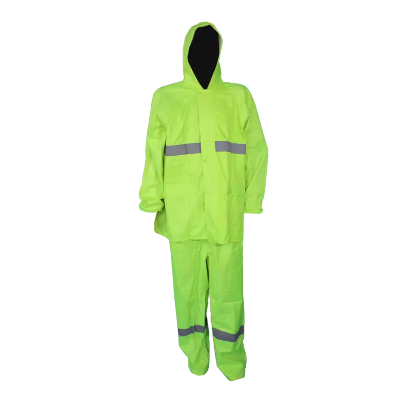 Pinnacle PVC Rubberised Rain Suit With Reflective Tape - Image 2