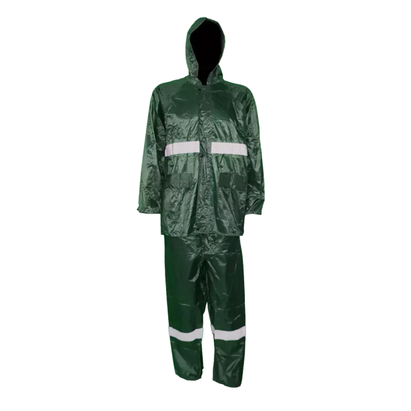 Pinnacle PVC Rubberised Rain Suit With Reflective Tape - Image 4