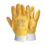Pinnacle Yellow Nitrile Glove Knit Wrist